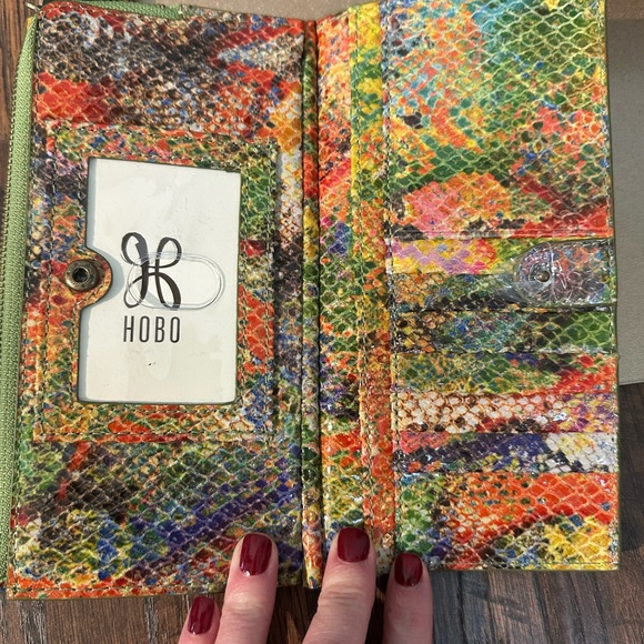 HOBOColorful Snakeskin Women's Wallet